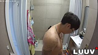 ever watch luuv shave her legs in shower?