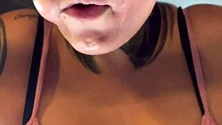 Sweaty Gym Workout Dripping Down Tanned Body