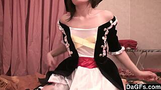 sexy caribbean pirate teen rips clothes strips pussy on cam