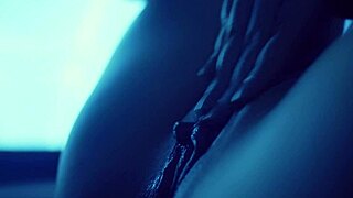blue mood hits... slow-mo squirting closeup 😩💦