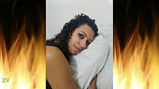 Jade's Juicy Huge Tits Flash in Fishnets Tease