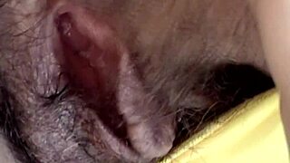 wife's big hairy pussy craves monster cock filling her deep!