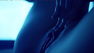 blue mood hits... slow-mo squirting closeup 😩💦