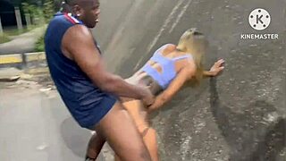 wife cheats on husband street after car runs out gas corno hugs bull