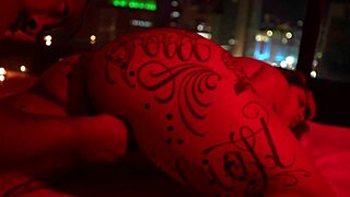 WOW! INTERRACIAL PAWG WAXPLAY WITH HUGE BBC ON BIG ASS AND TITS IN BATH!