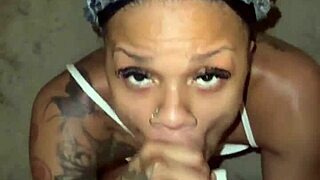 double nut blasting backshots on skinny ebony with bbc monster