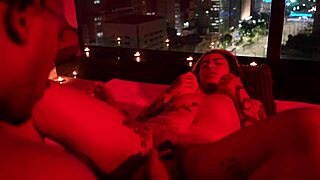 WOW! INTERRACIAL PAWG WAXPLAY WITH HUGE BBC ON BIG ASS AND TITS IN BATH!