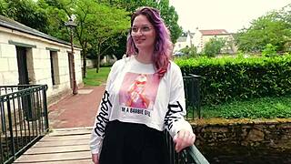 i'm malicia 24yo french cam girl teasing big natural tits