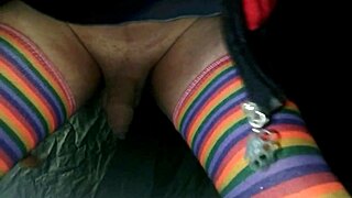 Latina Milf Strap-On Pegs Guy In Panties Until Hands-Free Ejaculation