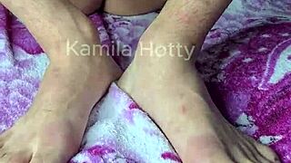 Corninho watches single guy cum inside girlfriend then wants to cum too in dorm party