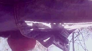 ever tried a real outdoor deepthroat blowjob behind the scenes?