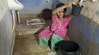 Desi village girl's pure tight choot stretched wide by landlord cock