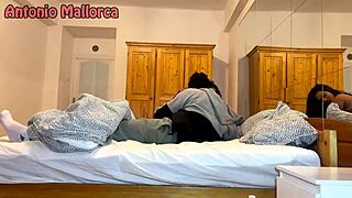 horny big ass brazilian milf bends over for boyfriend's monster cock hard anal doggystyle pounding