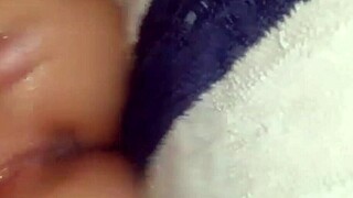 pixie ex-gf fingers shaved wet pussy to orgasm petite masturbation