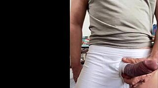 Guy Shows Off His Huge Bulge
