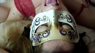 wife's hot blowjob ends in massive facial cum blast!