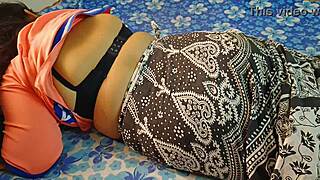 cheating desi girlfriend moans with lover in hotel room