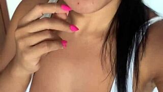 Join my morning aerobics? Love this naughty bikini cameltoe pool tease