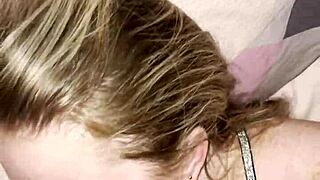 stepmom sneaks son in after husband leaves morning dick suck then pussy pound