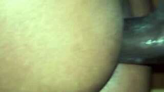 Watch her bend over garage door for backshots! Hair pull doggy makes her squirt