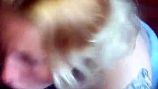 Blonde Goddess Delivers Epic Deepthroat Blowjob Swallowing Massive Cum Load