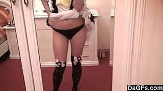 personal sexy caribbean pirate girl strips on webcam