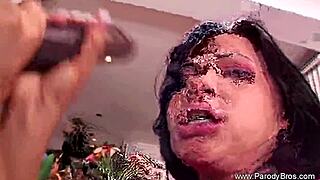 Bbc pounds horny latina neighbor's wet pussy fingering handjob kissing frenzy