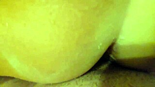 wife's sloppy wet pussy takes boss doggystyle after hubby