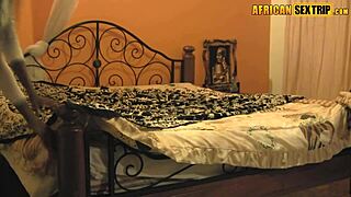 Tourist rams monster cock deep into ebony queen's pussy doggystyle pounding