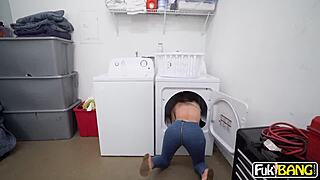 Graycee baybee takes uncut cock deep in ass raw!