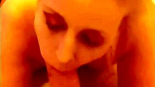 Blonde goddess deepthroats massive cock with perfect blowjob skills