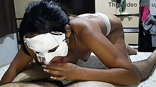 Latina Teen Prostitute Deepthroats Monster Cock Creampie Blowjob