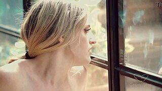 astrid love licks milf pussy sensually outdoors with kissing and fingering