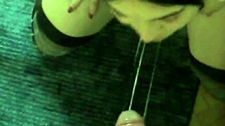 Gia Chained on Knees in Lingerie Deepthroats My Cock Sloppily