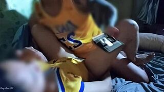 petite asian boardmate creampied while moaning on call 😩💦