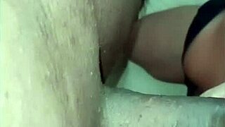 Slut kneels tied sucks big cock doggystyle rough pov