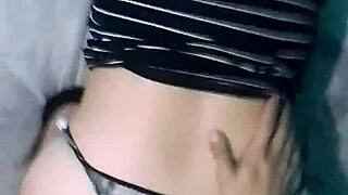 Dialogic-provocative boyfriend rams my wet pussy doggystyle on the big bed right?