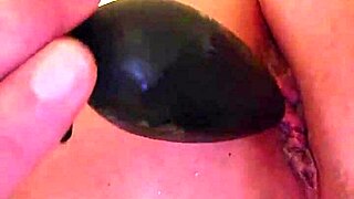 un amateur dude takes a huge anal plug sodomy so deep...