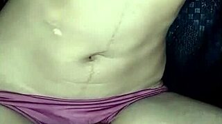 Skinny big tits amateur moans in homemade fuck