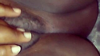 my first solo fingering that chubby shaved pussy up close 😍💦🔥