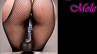 pawg pantyhose dildo ride big ass sounds! 🍑💦