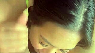 wanna see this curvy asian slut in lingerie slobber on a huge cock till it unloads in her mouth pov?