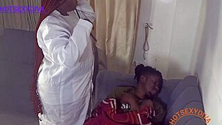 Chubby ebony doctor demands rough doggystyle pounding till she squirts in hospital