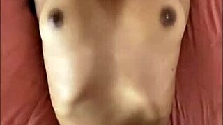 mishell mounts fat cock in debut casting closeup