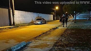 Thrilled Finding Two Anal-Plugged Hotties Street Home Fuck