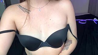 Skinny brunette teen babe gets double orgasm from juicy cocks in her tight wet pussy