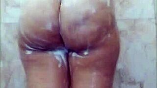 in the bathroom she fingers herself hard while moaning her dirty hindi sex story