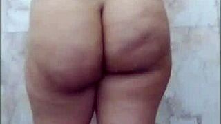 in the bathroom she fingers herself hard while moaning her dirty hindi sex story