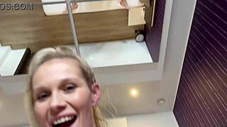 Nela Decker Poses Curvily in Mirror with Muscular Legs Flexed