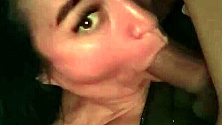 Colombian milf's tongue fetish swallows every drop of hot leche